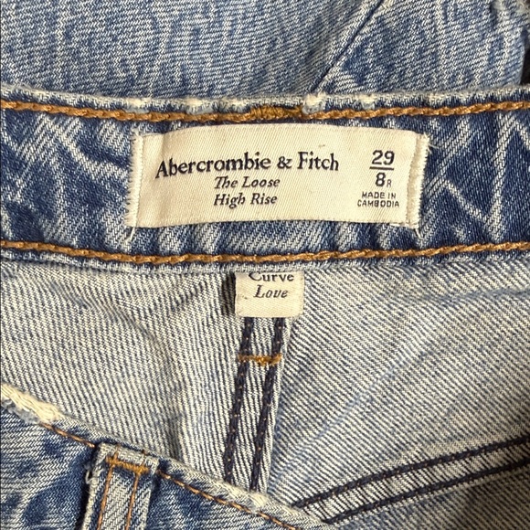 Curve Love Abrecrombie & Fitch Blue Denim Jeans - Picture 3 of 4